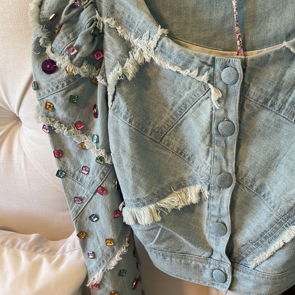 COPY - LoveShackFancy Eleora crop jacket - Picture 5 of 8